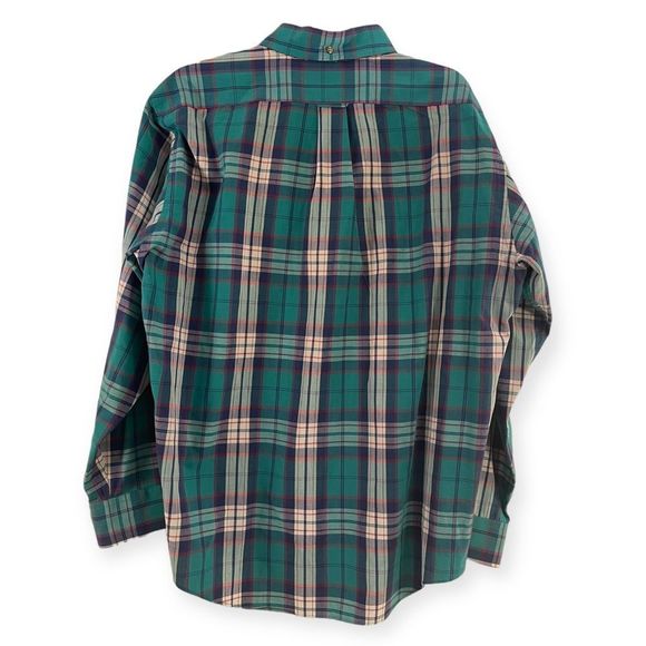 Vintage! The Fox Collection Mens Plaid Long Sleeve Shirt Size XL - Picture 2 of 2